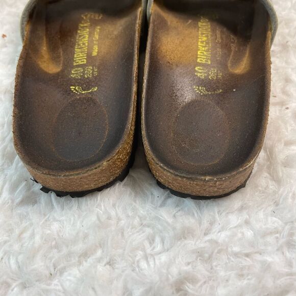 Birkenstock Madrid Matte Metallic glitter silver and Gold silver buckle … - Picture 10 of 10